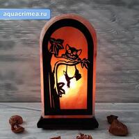 Соляная лампа "Кот на дереве 2-3 кг гимал. соль